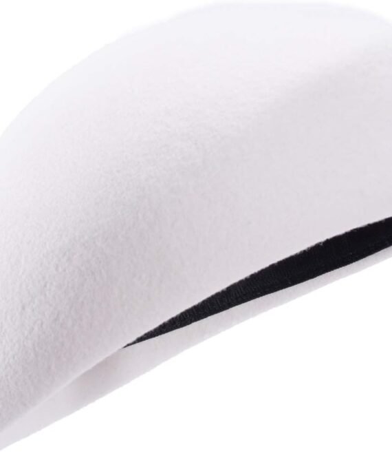 Women Unisex  Wool Felt Beret Hats Pillbox Fascinator Saucer Tilt Cap A468