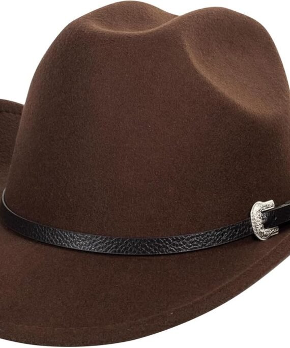 Western Cowboy Hat for Men Women Classic Cowgirl with Buckle Belt Sombrero Vaquero para Hombre Accessories